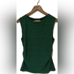 Bar III Emerald Textured Tank Top Bright green size medium